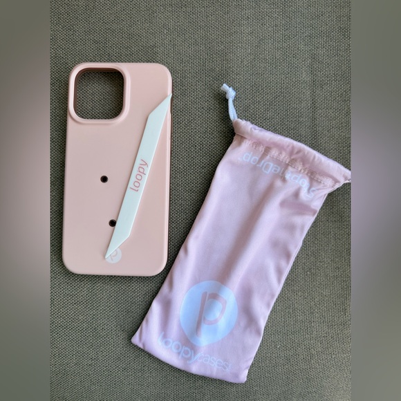 Loopy Case Blush Pink iPhone 15 pro max Case - Picture 1 of 2